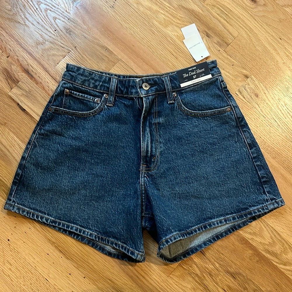 Abercrombie Curve Love High Rise Dad Short